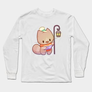 Carol Singing Cat Long Sleeve T-Shirt